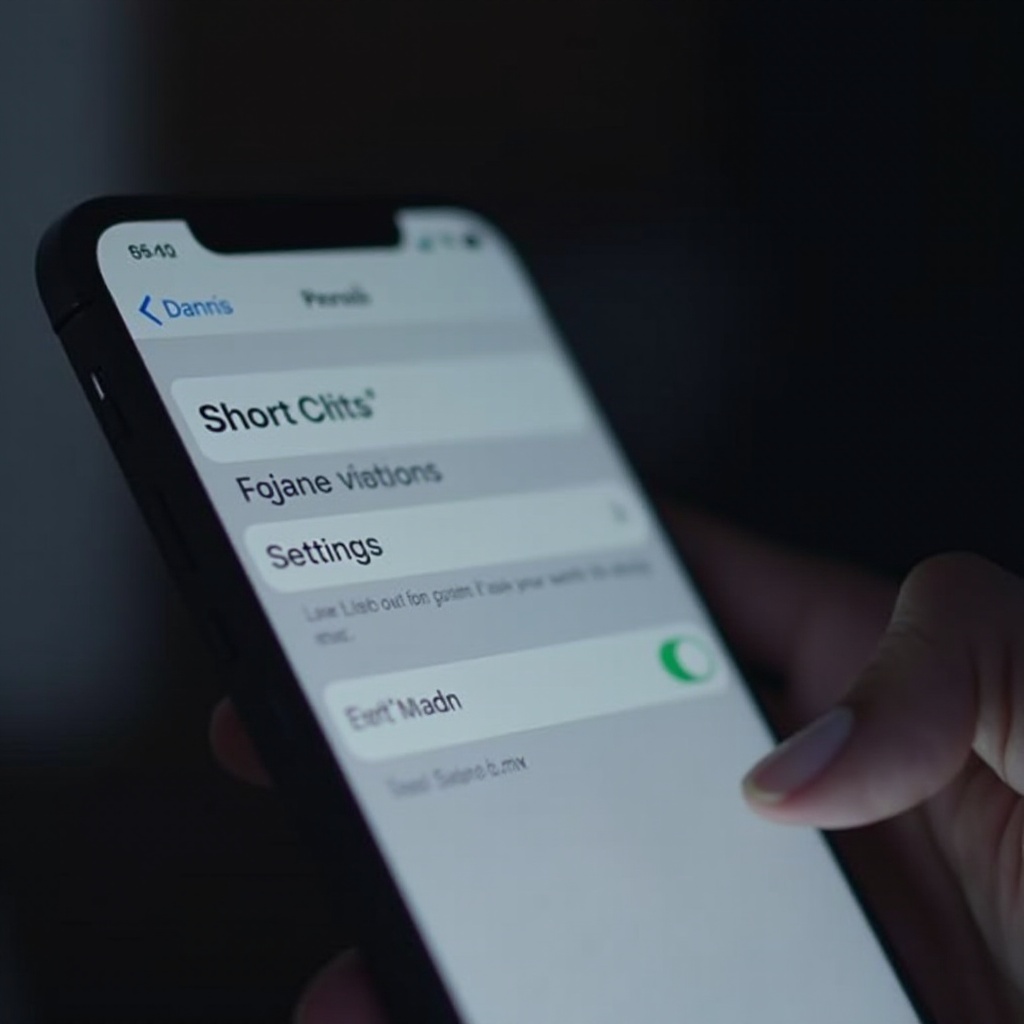 아이폰에서 omw를 변경하는 방법