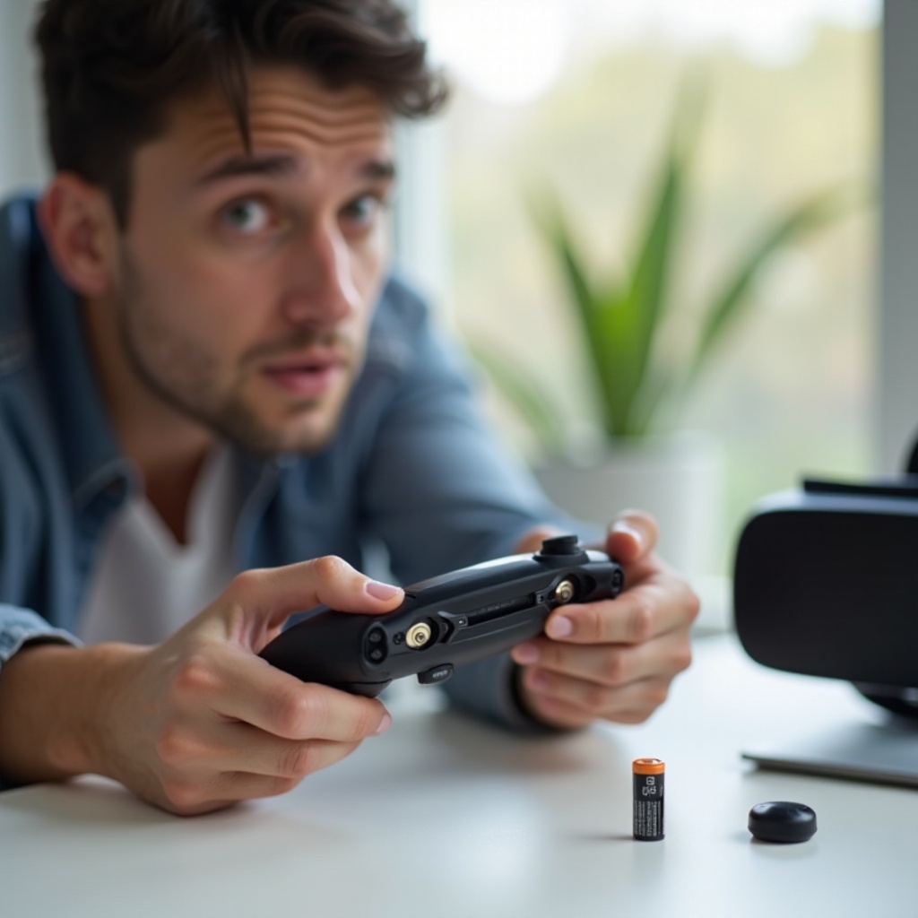 ทำไมคอนโทรลเลอร์ Oculus ของฉันถึงไม่ยอมเปิดทั้งที่ใส่ถ่านใหม่แล้ว
