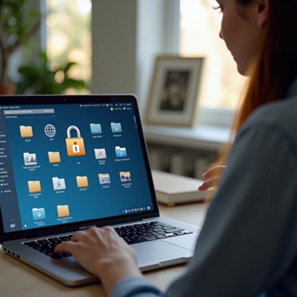 macbook'ta klasörleri şifreyle nasıl koruyabilirim
