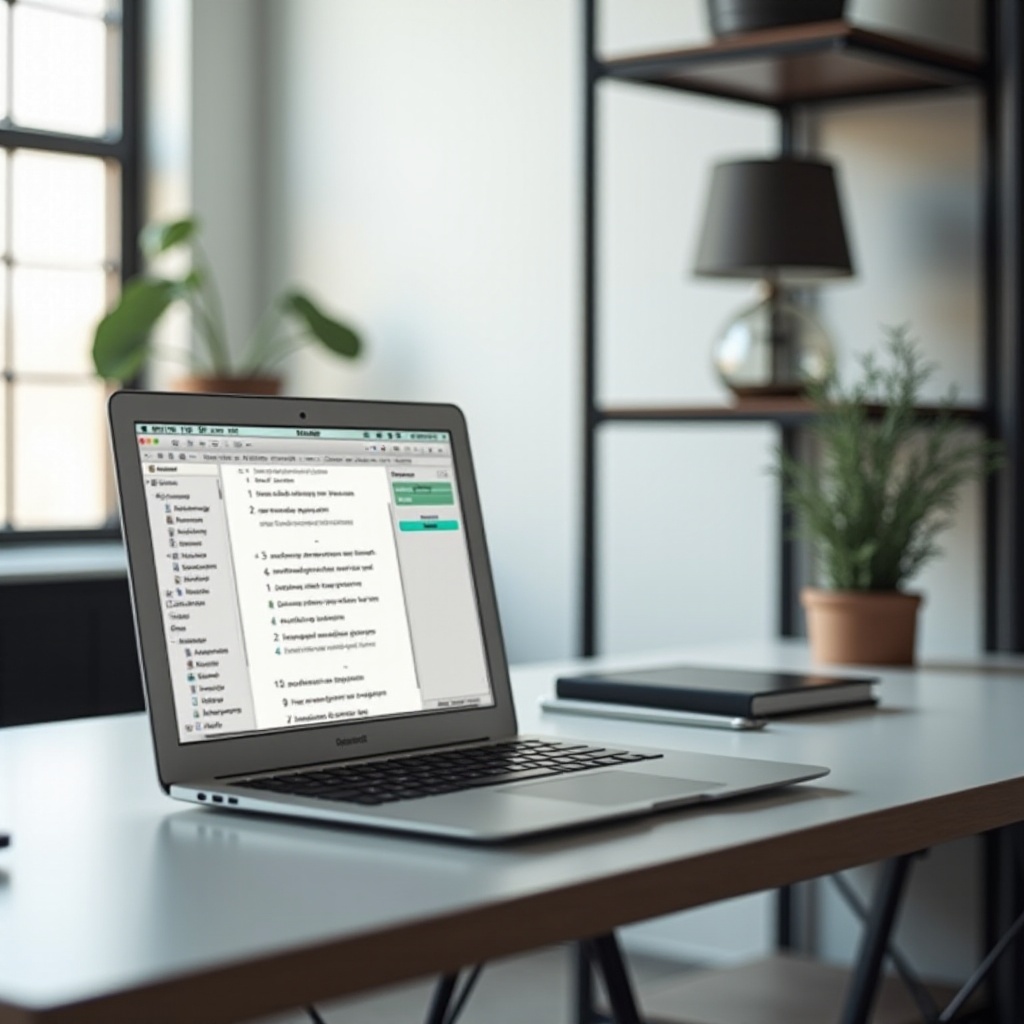 Mac Airでフォントサイズを変更する方法