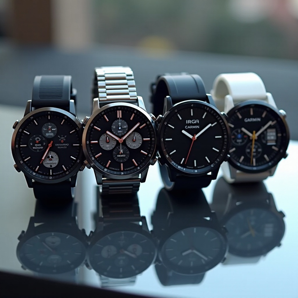가민 시계 간의 차이점