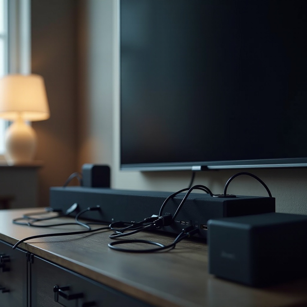 Ada perangkat yang mengganggu koneksi HDMI Sonos.